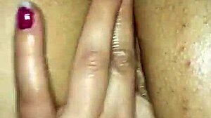 The husband enjoys how his wife fucks him anally in this gay encounter.