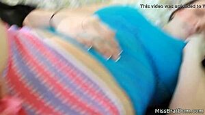 Panty Fetish Masturbation with Intense Orgasm in Close-Up Pussy Play