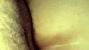 Having passionate sex in bed with my latina pet 😈