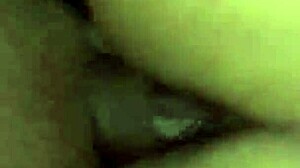 Having passionate sex in bed with my latina pet 😈