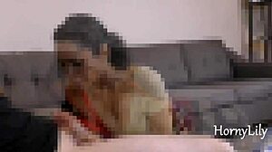 hey lover, watch this indian milf suck my cock for a hot cumshot