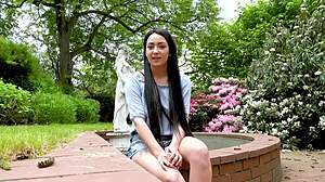 Vip Sex Vault - Slutty Blonde Karol Lilien Gets Her Pussy Stuffed Hard in Backseat Action