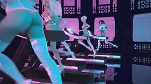 见过这样的3D变性人群交派对吗？