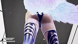 i love chung ha dancing as ahri in sexy hentai.