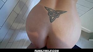 familymilf blonde stepmom with big tits banged by stepson after shower pov