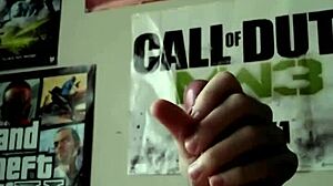 Watch me stroke my thick cock and cum!