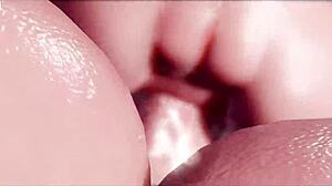 거대한 자지 후타나리가 큰 엉덩이를 세게 박아!