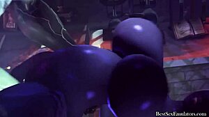 Big Tits 3D Milf Animation Scene