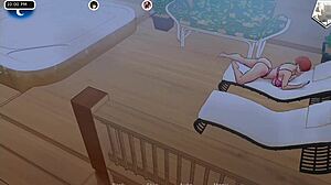 ถูกขังกับเทพธิดา ตอนที่ 7 - ฉันเลียหี MILF หญิงสาวบนโซฟา