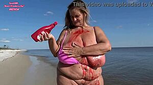 Plažna jagodna dip predogled prikazuje 10 osupljivih fotografij