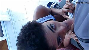 young black girl slurps cum outdoors 😋