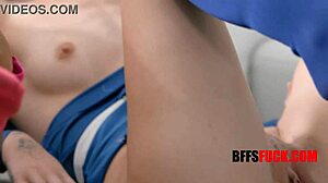 Power ranger besties recharge with dick