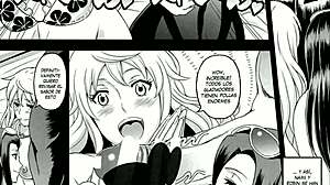 Nympho pirate babes flaunt big tits and asses in anime