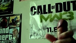 Watch me stroke my thick cock and cum!