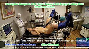 Blaire Celeste turns into a guinea pig for Doctor Tampa's wild urethral tests.