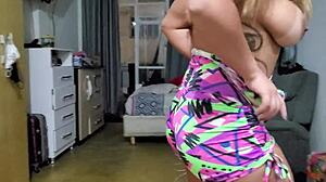 making a special video call to someone dear in brazilian latina style