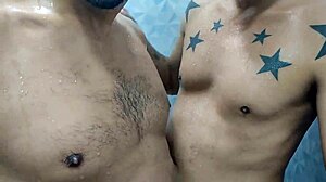 Sex with mature stranger in gym bathroom