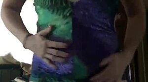 Blonde Milf Mommy Teasingly Removes Her Dress