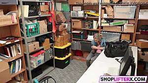 Amateur blowjob at shop leads to punishment by police