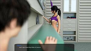 Boris bliver hård nær ældre stedsøster i Milfy City