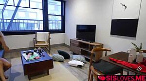 step bro gives cock to elizabeth jolie for doggystyle