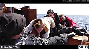 Pirates parody: Hunks sucking cocks and assfucking in gay fantasy! 😏 Part 3 on Men.com