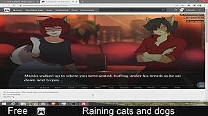 heavy rain with cats and dogs falling