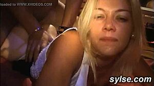 Watch girlfriends in public gangbang with anal and assfucking?