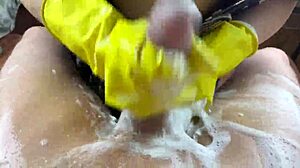 Hot Housewife Washes Cock In Kitchen Until Cum!