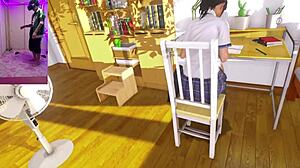 i'm chilling with my vr girlfriend, she's japanese and cute