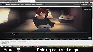 heavy rain with cats and dogs falling