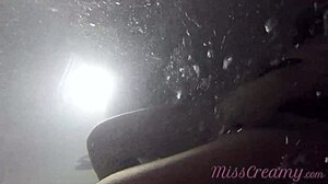 Flashing My Pussy to a Boy at Public Pool. So Risky with People Nearby!