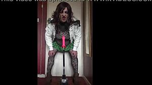 Bisexual crossdresser prefers real over machine part 30