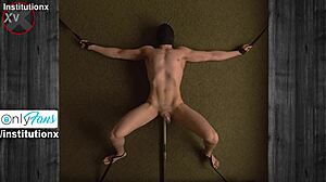 fucking machine milks prostate for 4 hands-free orgasms