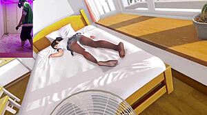 i'm chilling with my vr girlfriend, she's japanese and cute