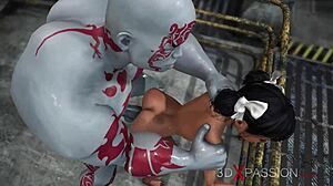 Super Sexy College Girl Takes Big Cock in Industrial Zone