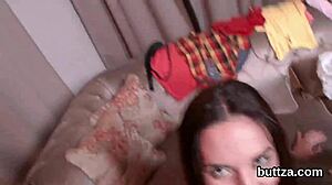 petite chick feels intense pounding in stretched asshole