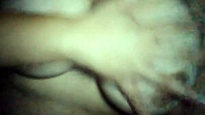 The wife takes care of her husband while he's at football