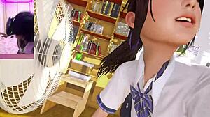 i'm chilling with my vr girlfriend, she's japanese and cute