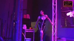 mistress minerva and luis pardo shine at erotic festival tour in reus tarragona