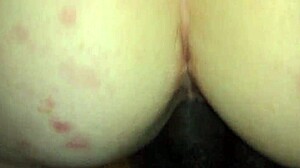 Intense interracial encounter with black partner