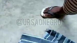 Gay bareback fuck in construction