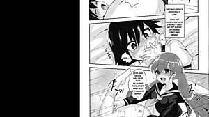 The well-endowed girlfriend in this doujin comic story