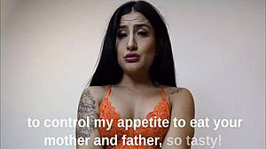 Giantess in-law dominates with fierce revenge