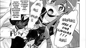 The well-endowed girlfriend in this doujin comic story