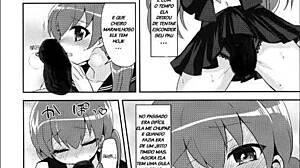 The well-endowed girlfriend in this doujin comic story
