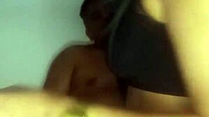 Skinny latina brunette dances seductively before giving blowjob and fucking her boyfriend