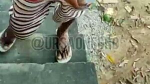 Gay bareback fuck in construction