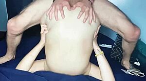 Nova rae bent over in doggystyle getting ponded hard close-up