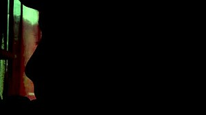 young couple in shadows giving blowjob to each other